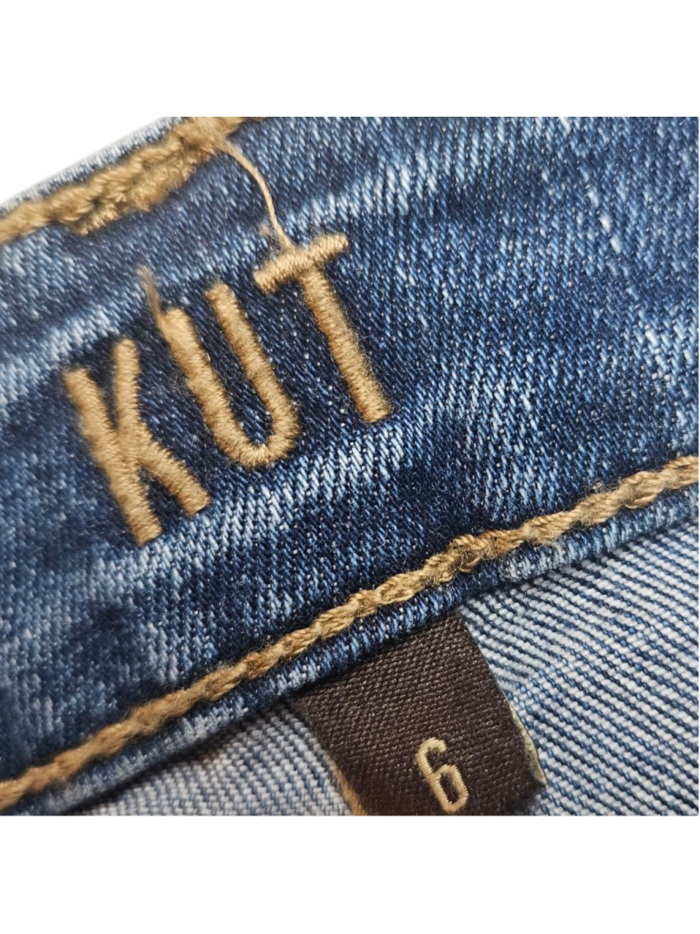 Kut from the Kloth 6 Blue High Rise Ankle Skinny Jeans - Picture 4 of 9